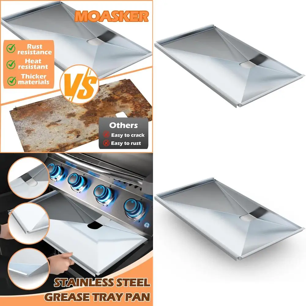 

Napoleon Prestige 450 Series BBQ Grease Tray Replacement, Drip Pan for N710-0038 & N710-0069 Grills