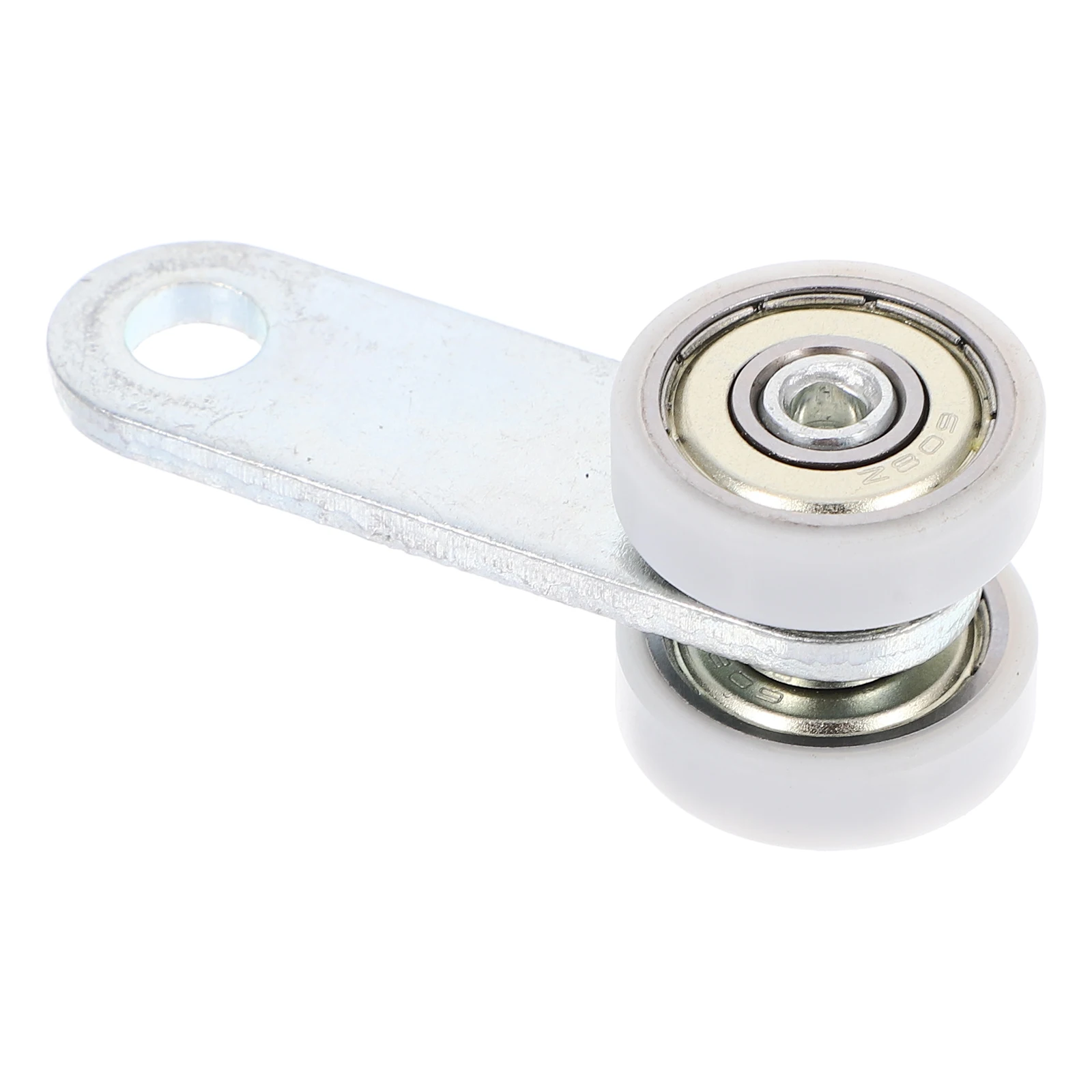 

Two Wheels Bearing Trolley Assembly Sliding Door Hanging Iron Sheets Patio Rollers Shopping