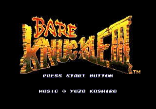 Bare Knuckle 3 Region Free 16Bit MD Game Card For Sega Mega Drive For Genesis