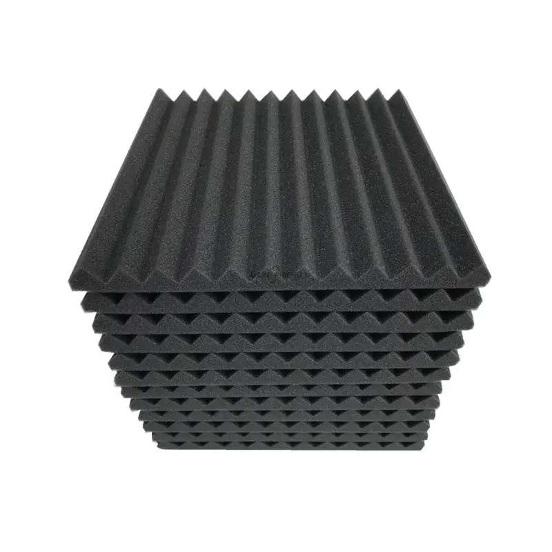 12pcs 30x30x2.5cm Acoustic Foam Sound Insulation Panels For KTV Bar Studio Wedges Sound Proofing