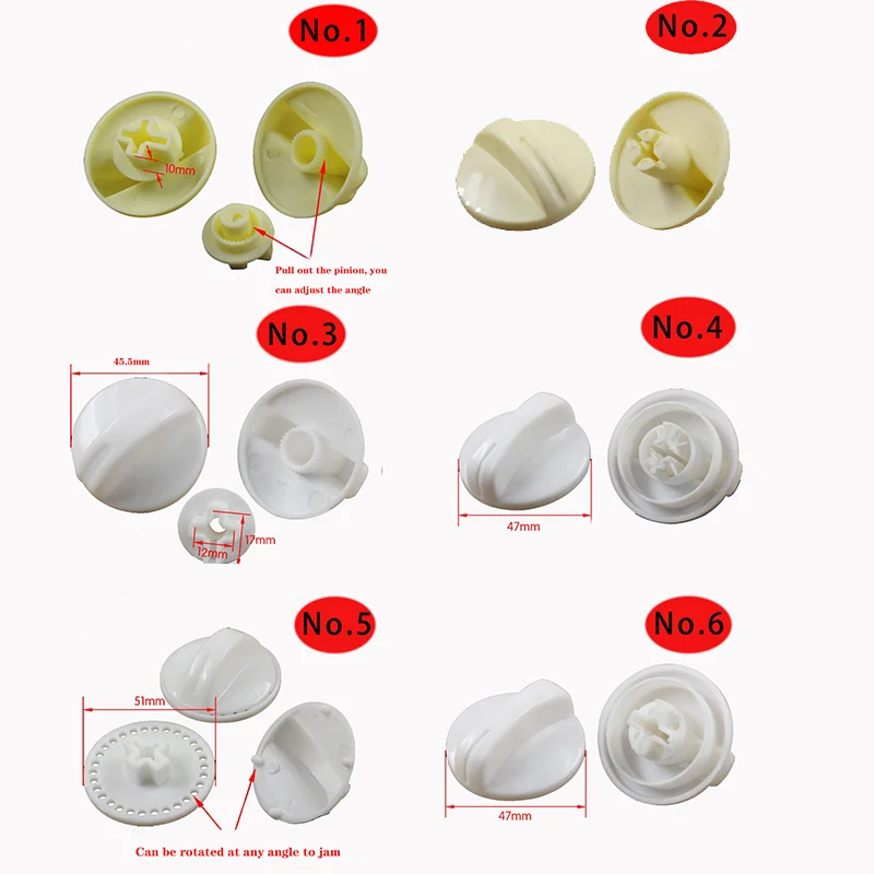 2Pcs Universal Speed Knob Washing Machine Knob Switch Drying Timer Drain Switch Electric Fan Gear Timer Plastic Switch