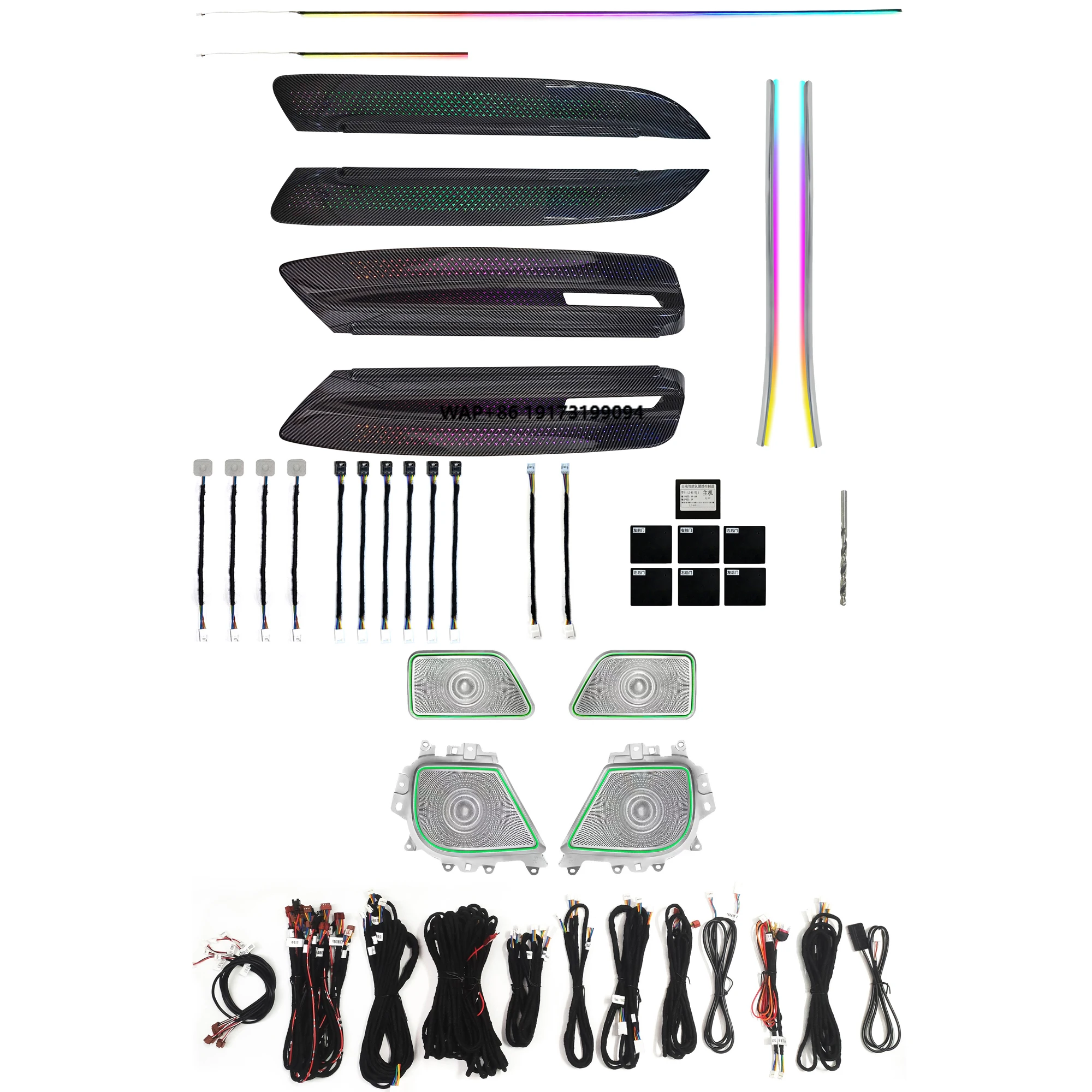 

For 2016-2023 Vito W447 Car Atmosphere Lamp LED Light Strip Decoration Symphony RGB Ambient Light Neon Lights