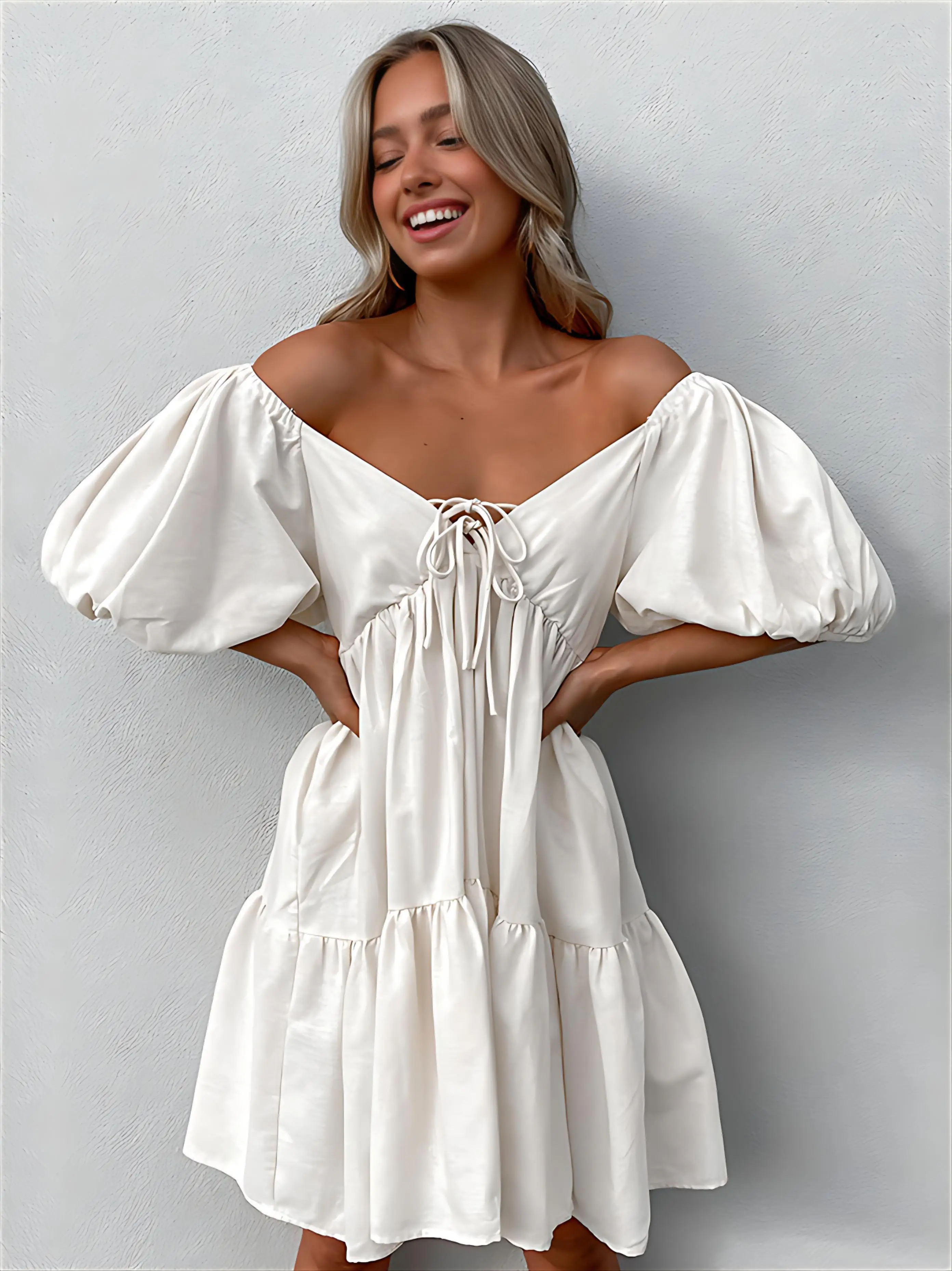 여성용 드레스 십대 가을 겨울 긴 소매 벨벳 새틴 안감 튤 거즈 바닥 길이 리본 주름 장식 프릴 플러터