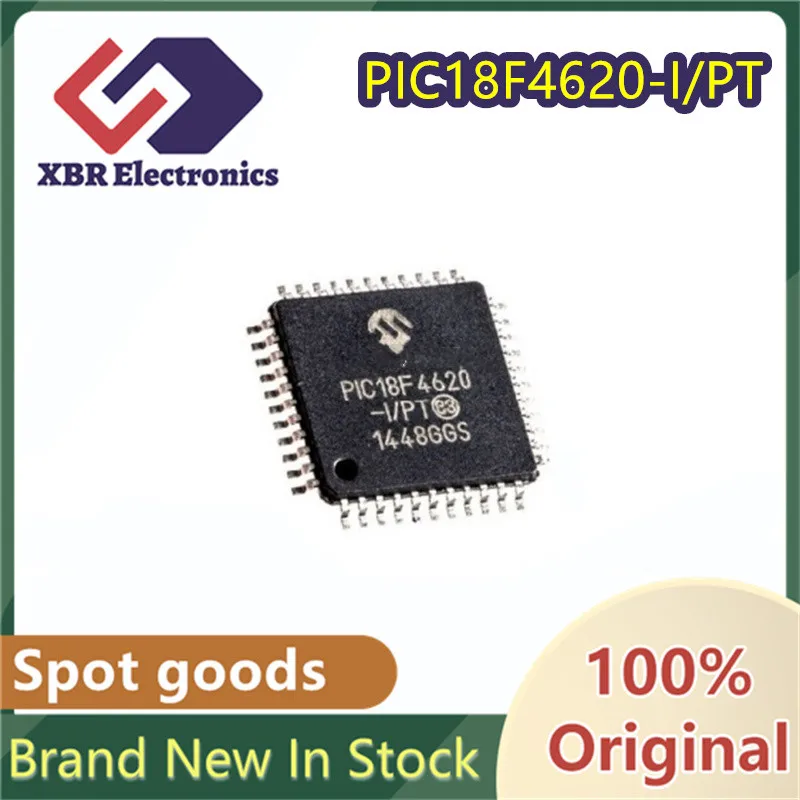 (5/20 pieces) PIC18F4620-I/PT TQFP-44 44-pin Flash Memory Microcontroller Chip Brand New Original Product In Stock