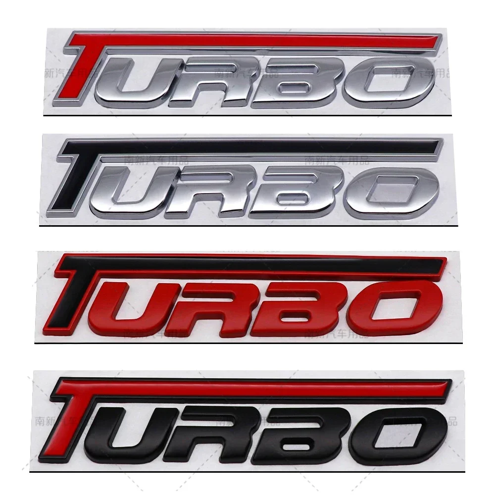

Metal Turbo Badge Car Body Emblem Rear Trunk Sticker Decoration for Suzuki Mazda Hyundai Ford Volkswagen Honda Toyota Nissan