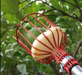 Long Handle Manual Coconut Fruit Picker  Carbon Fiber Fruit Picker Telescopic Pole