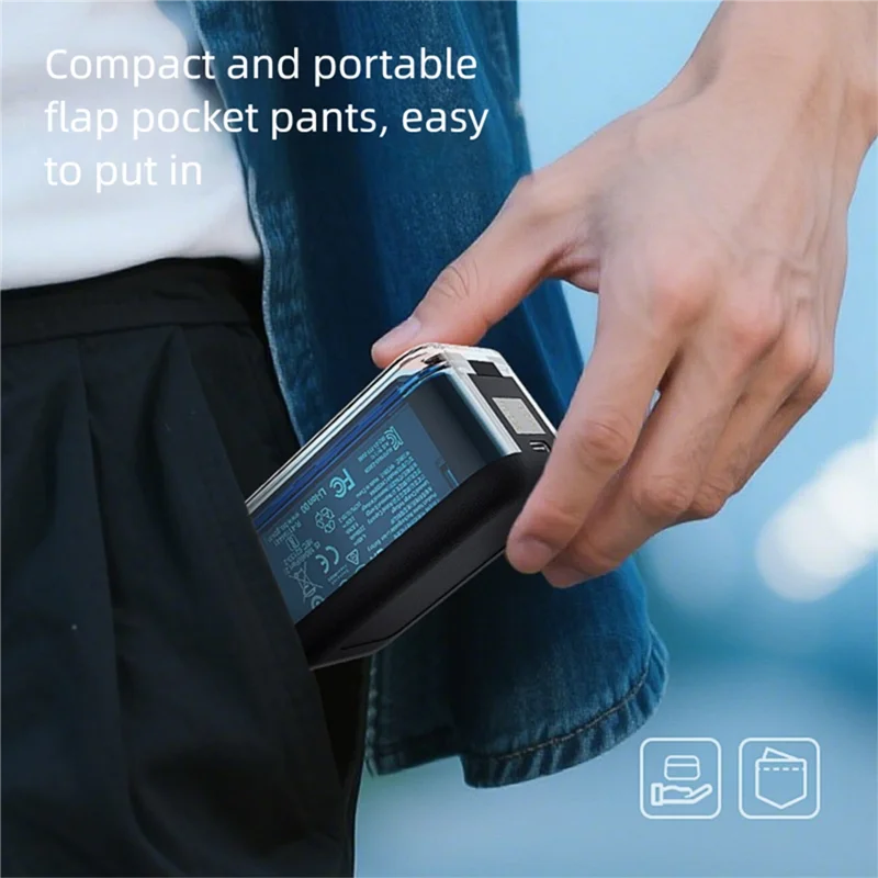 A73E-Portable Storage Box With Fast Charging Charger Digital Display Dual Charging Battery Box For Insta360 X5