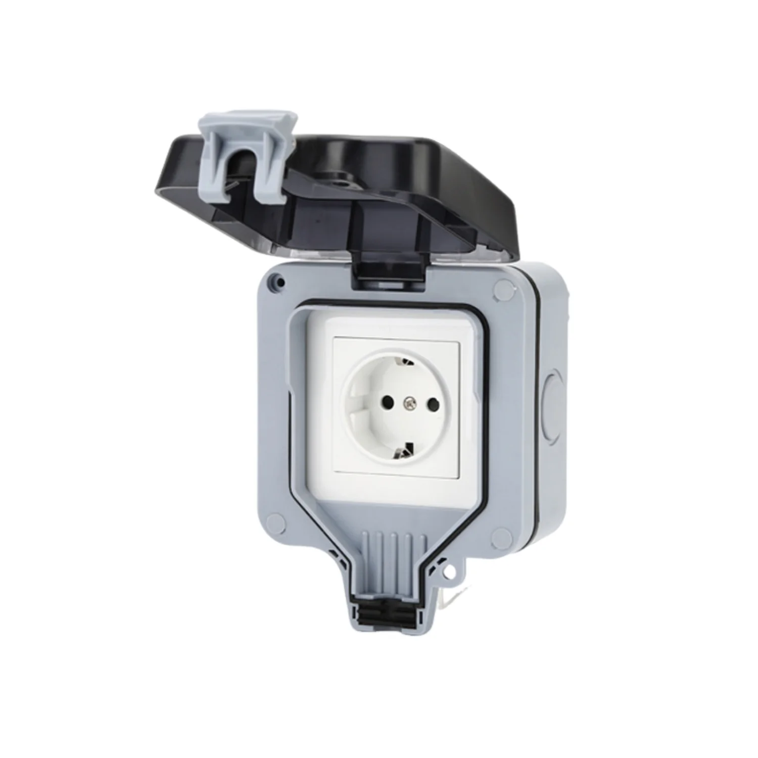 Outdoor Power Outlet Wifi - Slimme waterdichte buitenstopcontact IP66, WiFi-stroomaansluiting met