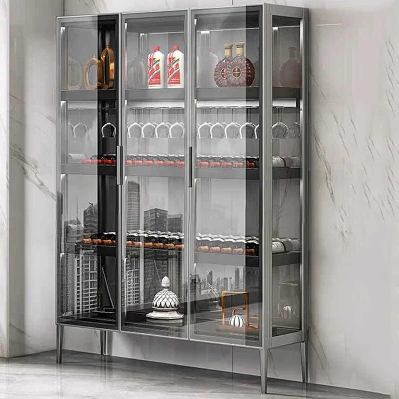 

Showcases Cellar Wine Cabinets Living Room Bar Shelf Glass Wine Cabinet Liquor Living Room Vitrinas De Vidrio Storage Furniture