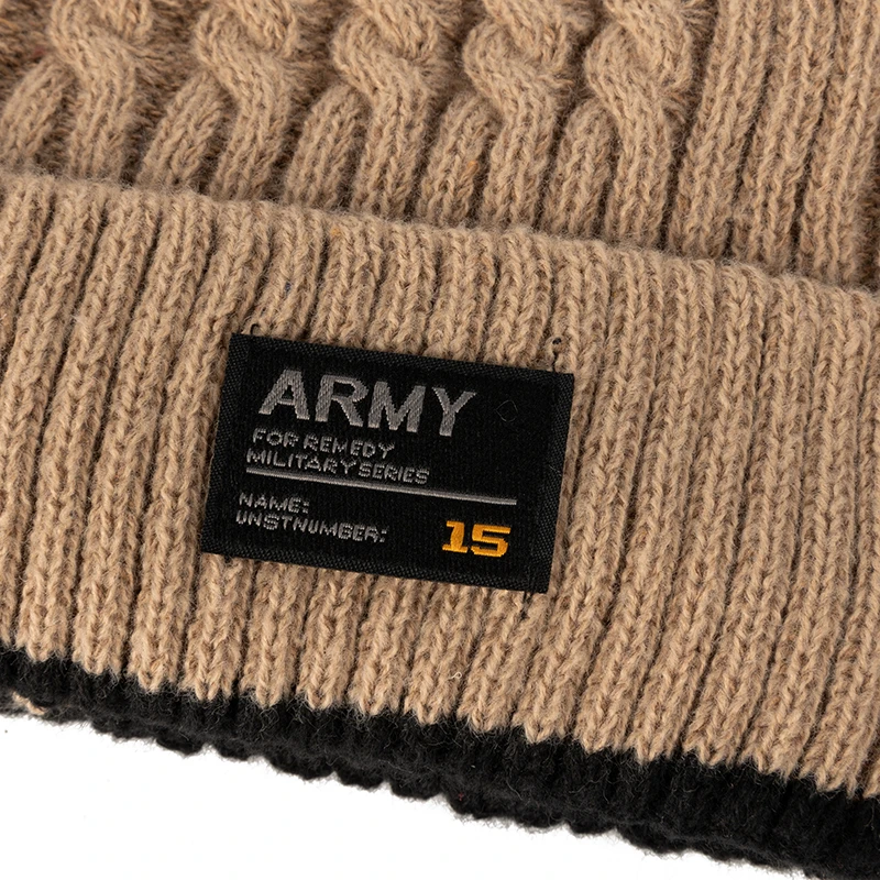 Unisex Winter Beanie Mütze für Männer Strickmütze Radfahren Caps Beanie Frauen Dicke Motorhaube Hüte Skullies Warme Sport Hüte – Detail 9