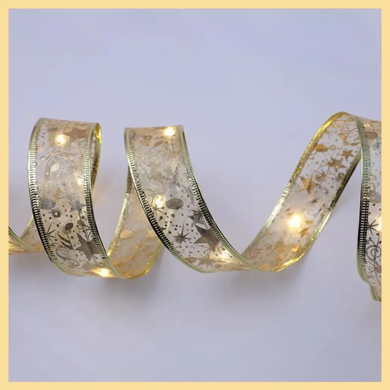 GOOD-4M 40 светодиодов Рождественская елка Лента Свет Украшения Гирлянды DIY Кружевные банты Гирлянда Домашний декор Новогодний свет