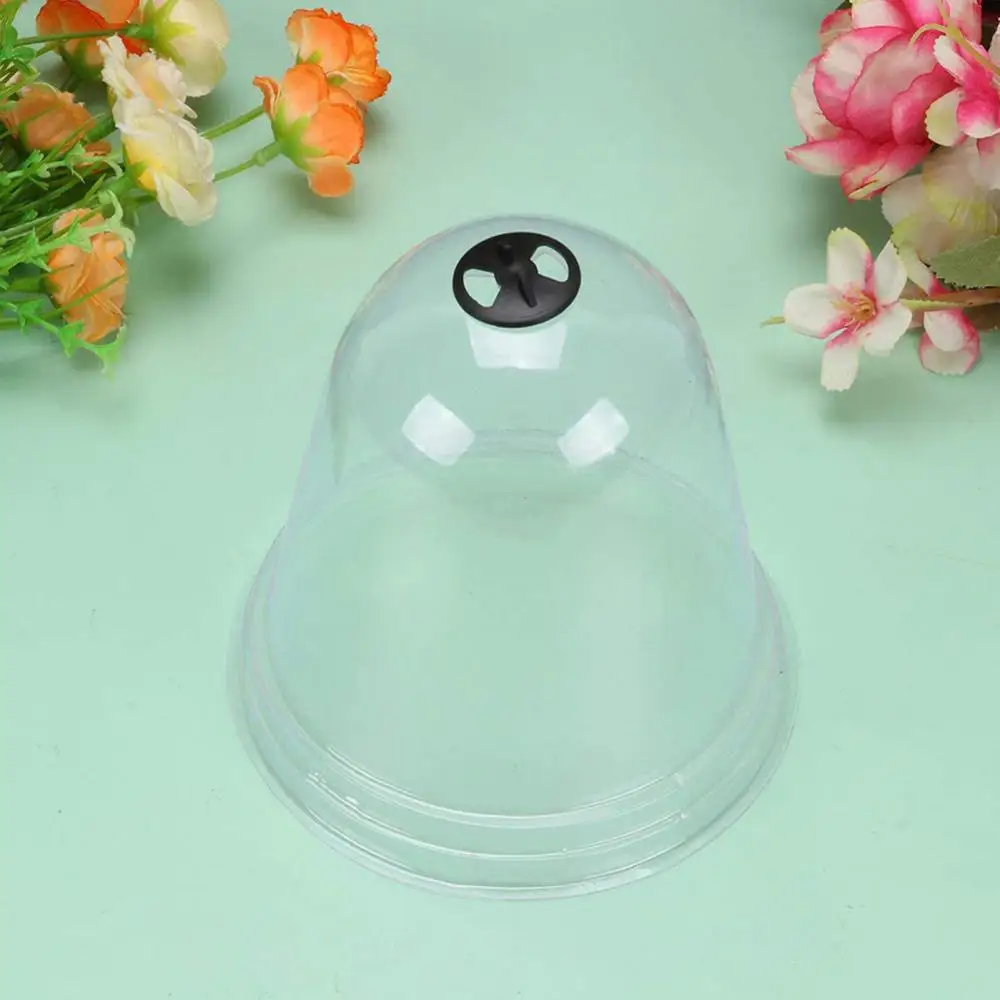 3Pcs Plant Cover Reusable Light Transparent Anti-frost Greenhouse Garden Planting Thermal Warm Dome Cloche Protective Cover