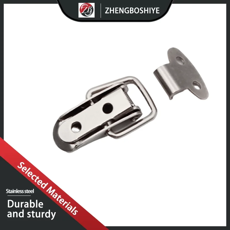 304 الفولاذ المقاوم للصدأ الصناعية الربيع مشبك قفل مكافحة سرقة الأدوات التجارية الصناعية صندوق خشبي مشبك الضوء #1