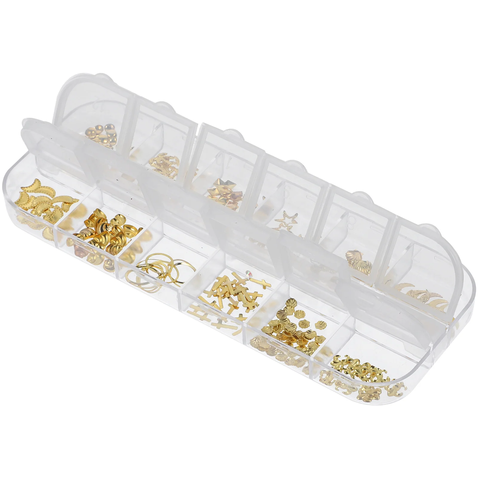 

Exquisite Nail Alloy Manicure Sticky Ornament Various Pattern DIY Decors for Women Projects