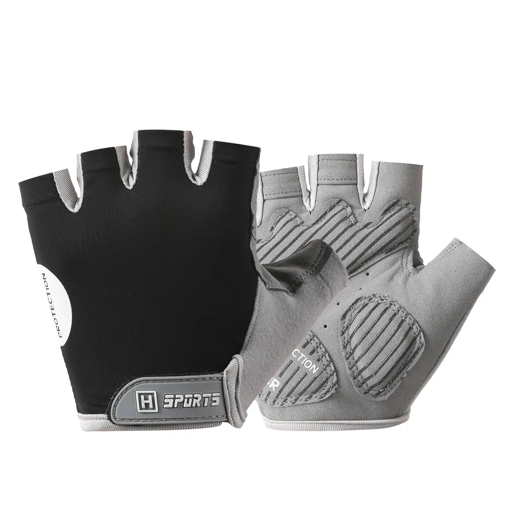 

Cycling half finger men and women exercise anti-cocooning half finger non-slip horizontal bar pull-up yoga gloves