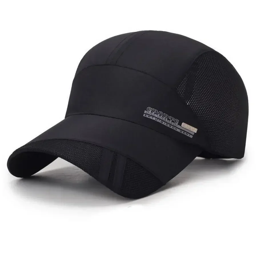 الربيع الجديد قبعة الشمس السفر في الهواء الطلق قبعة بيسبول الرياضة تنفس قبعة فحص سرعة قبعة جافة 2025 جديد