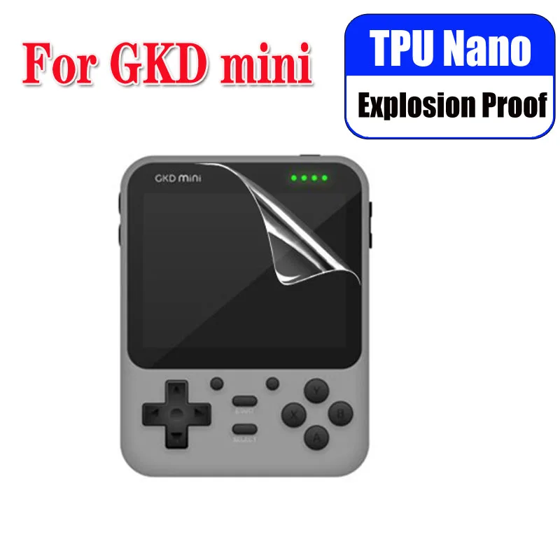 1/3 Pcs Protector For Miyoo Mini GKD Mini Video Game Mini Portable Game Console  Film Nano Explosion-proof Screen Protector