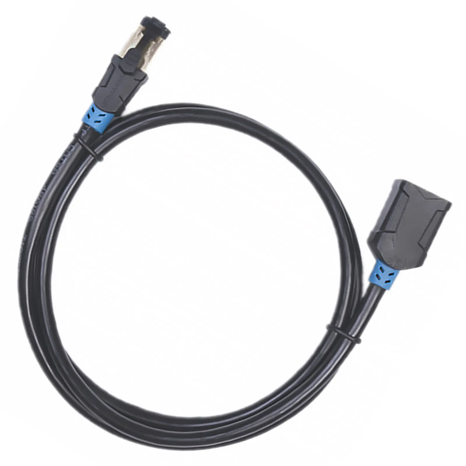 Rj45 Male to Female Cat6 Ethernet Extension Cable 0.5m Double Shielded High-Speed Network Cable for Gaming Streaming Desktop