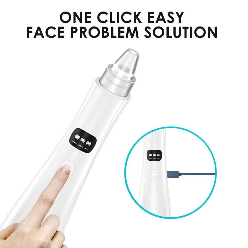 In Stock Fast Drop Shipping 3 Suction Mode Face Cleansing Beauty Machine Dead Skin Remover Face Vacuum Blackhead Removal Skin