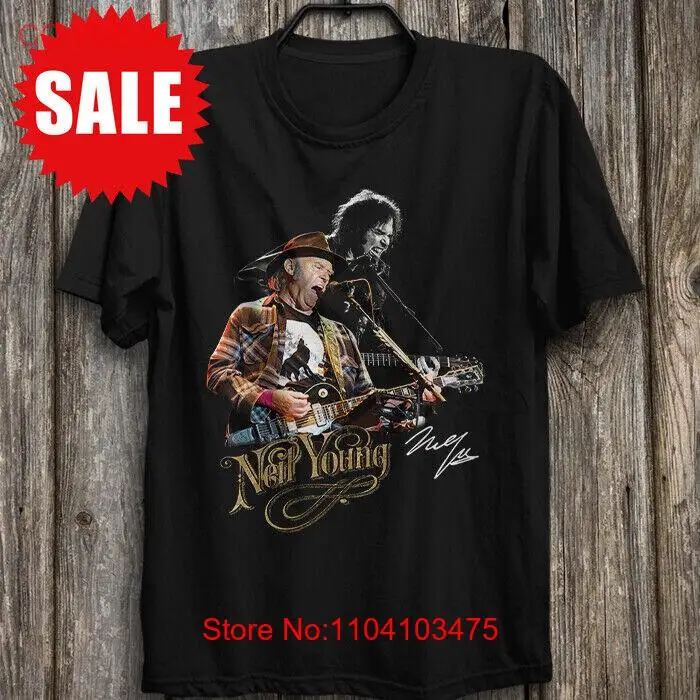 Футболка с коротким рукавом Neil Young Guitar Music N65085