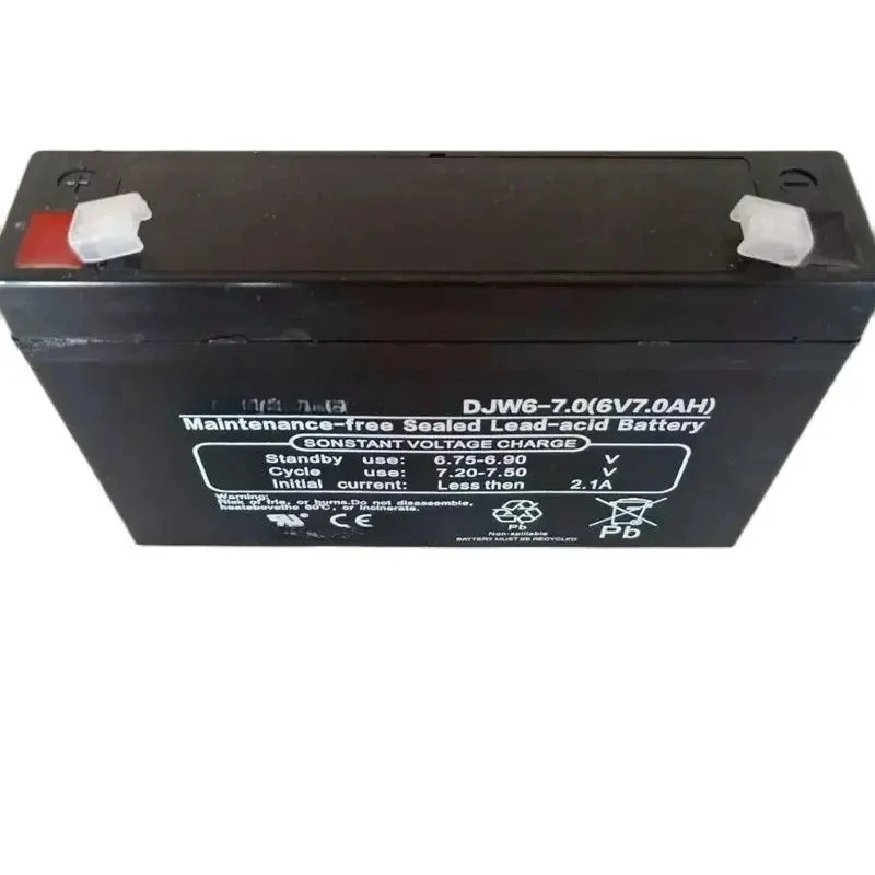 New Premium DJW6 7 6V 7.0AH Maintenance Free Storage Battery For Electric Vehicles Scooters UPS