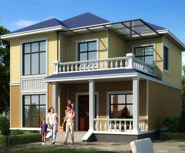 Modular Light Steel Villa Housing System with Flexible Floor Plan Options
