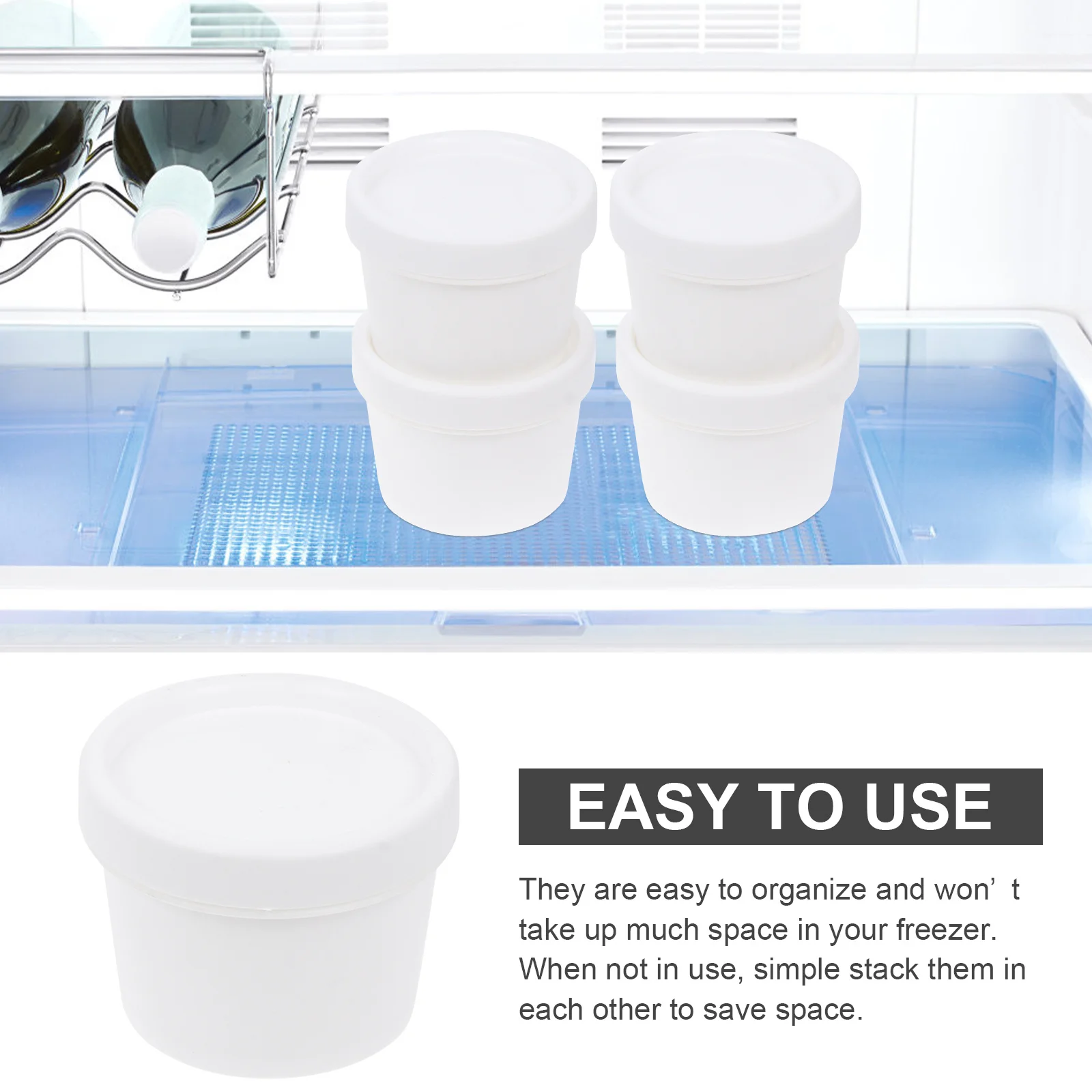 

Dessert Cup Cups for Desserts Yogurt Ice Cream Storage Container Homemade Mini with Cover