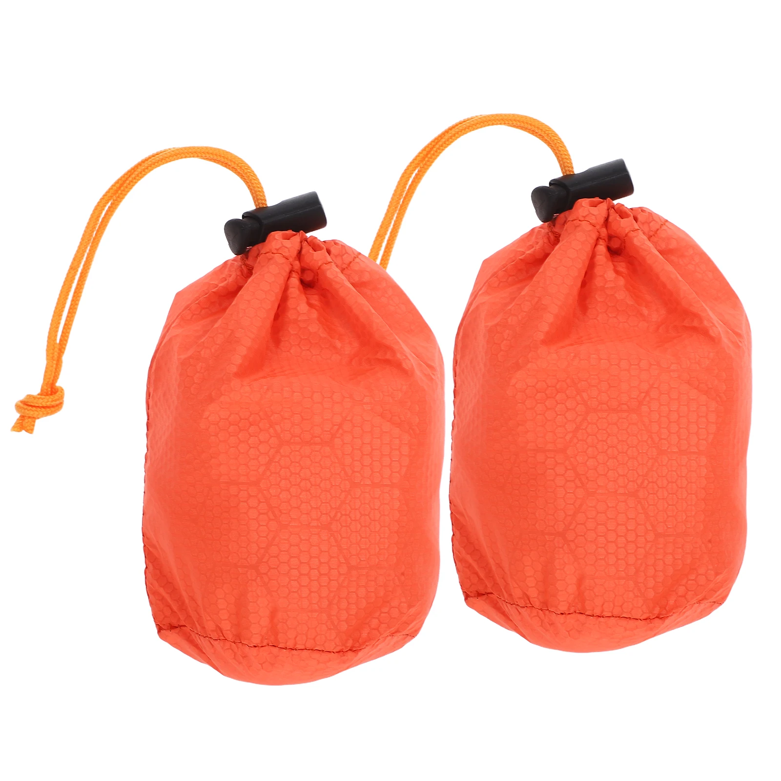 

2 Pcs Sleeping Bag Storage Bags Camping Emergency Sheets Compact Foldable Lightweight Outdoor Travel Accessories PE Material