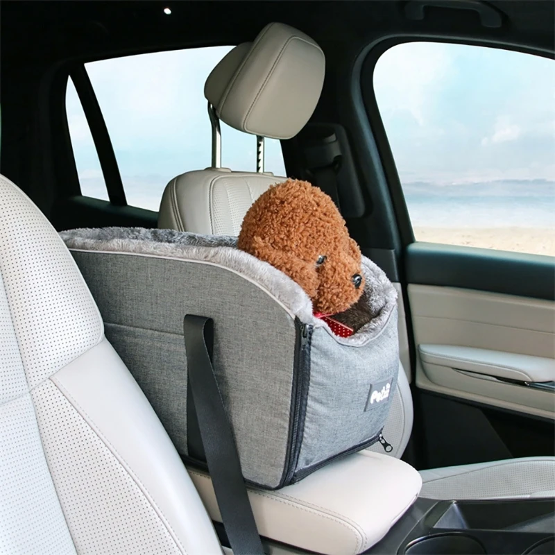 Pet Tote Bag Car Console Soft Big Capacity with Safety Strap Dropshipping