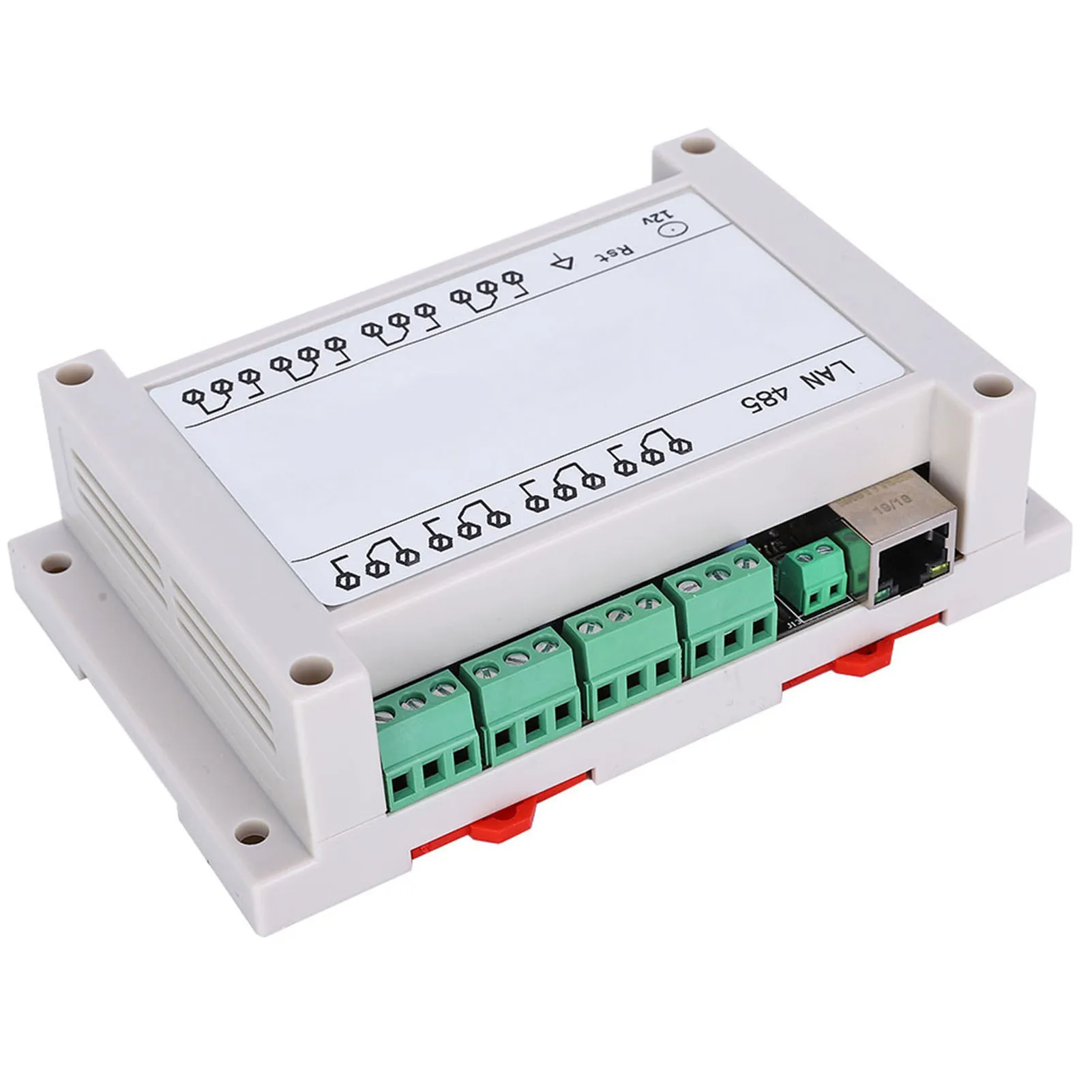 8‑Channel Relay Controller RJ45 TCP/IP Remote Controller Module 8‑Channel Relay Switch 250V/AC 10A TCP/IP Remote Controller