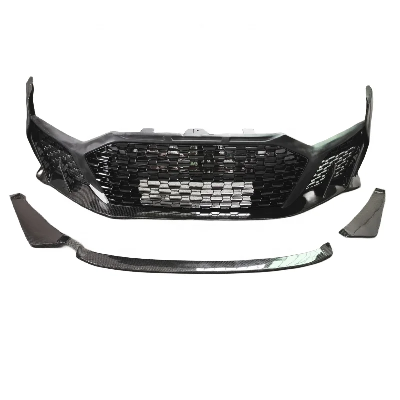 

2022 New-style Semi-carbon Fiber Front Bumper Body Kit For R8 2017-2018 Upgraded