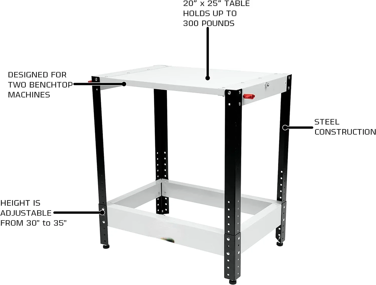 Flip Top Benchtop Machine Table (728200)