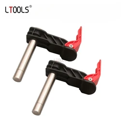 Workbench Dog Holes Quick Acting Hold Down Clamp Stainless Steel Adjustable Fast Fixed Clip Woodworking Benches Press Fixed Tool