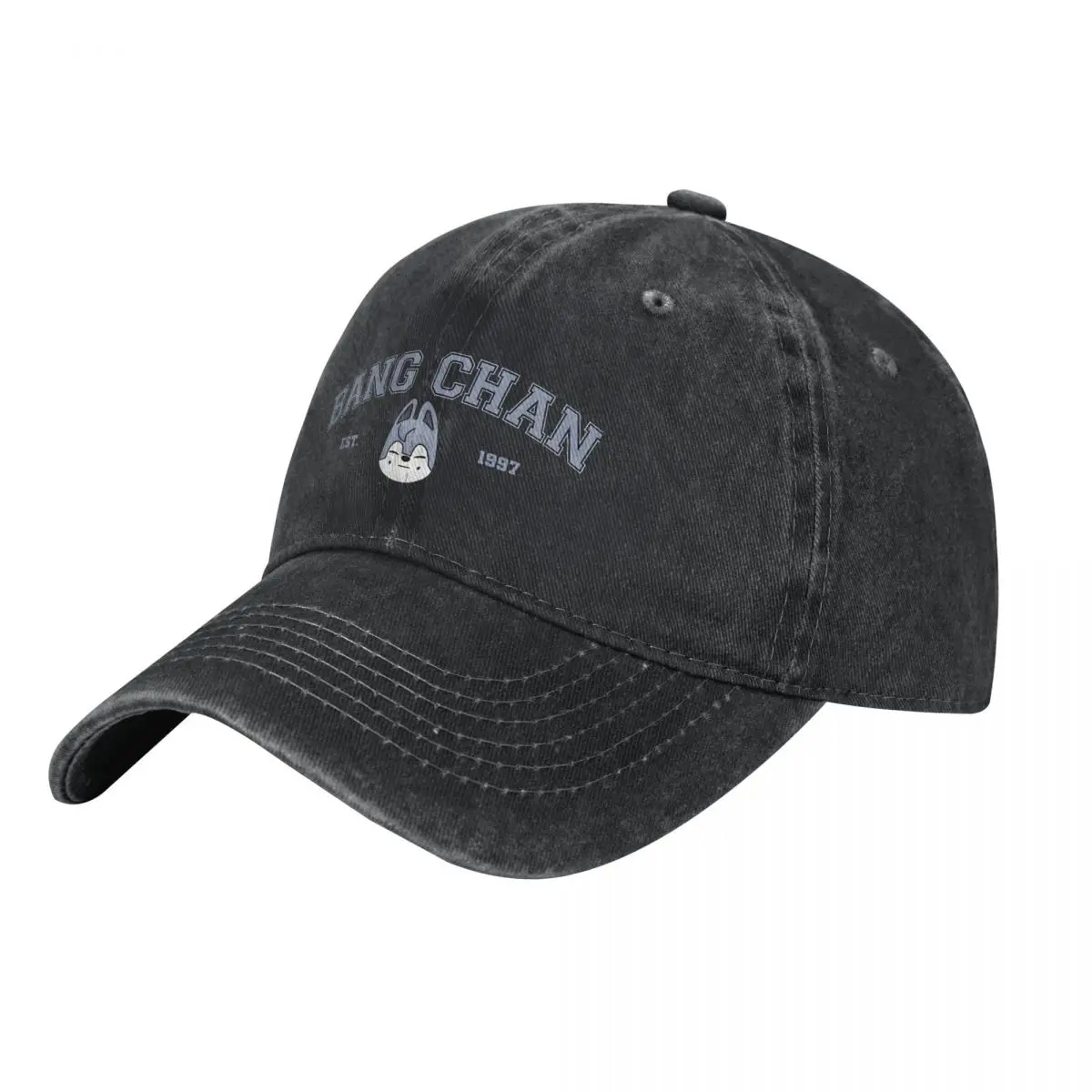 Washed Men's Baseball Cap Cute Title Trucker Snapback Caps Dad Hat Bang Chan Golf Hats