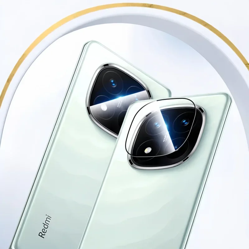 واقي عدسة الكاميرا من الزجاج المقسى لهاتف Redmi Note 14 Pro+/Pro Plus - غطاء مقاوم للخدش سهل التركيب مع فتحات دقيقة #4