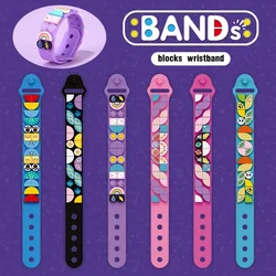29Pcs Kids Building Blocks Silicone Bracelet Dots DIY Creative Craft Friendship Bracelet Making Kit for Kids Birthday Gift
