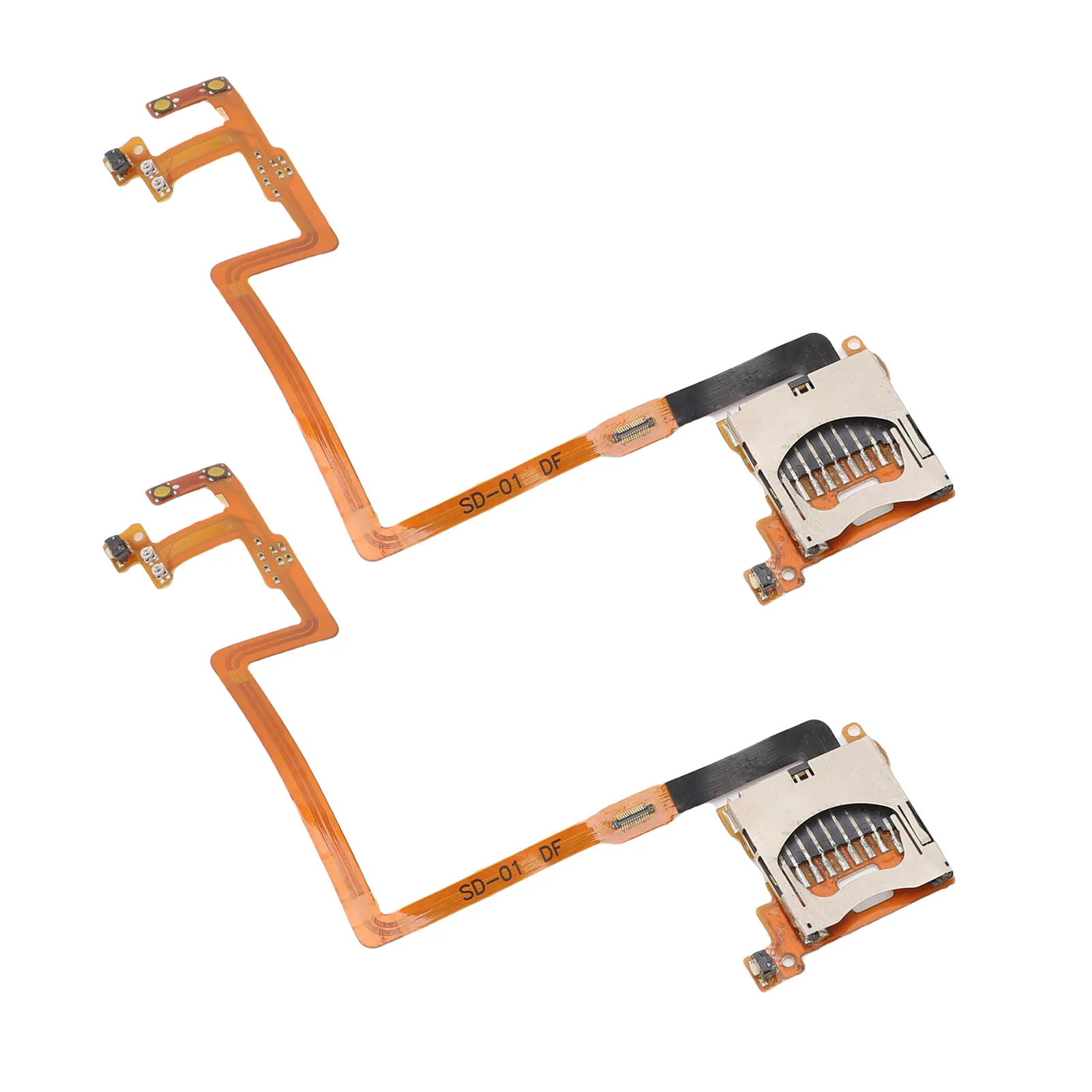 Kabel Flex do Gniazda Kart SD Nintendo DSi NDSi, Przyciski Głośności L R, Przyciski Ramion L R, 2 sztuki