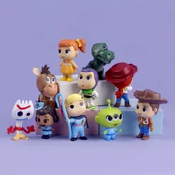 10 Pz/set Disney Toy Story Figura Buzz Lightyear Jessie Woody Alien Lotso Desktop Ornamenti Collezione PVC Bambola Regalo Di Compleanno