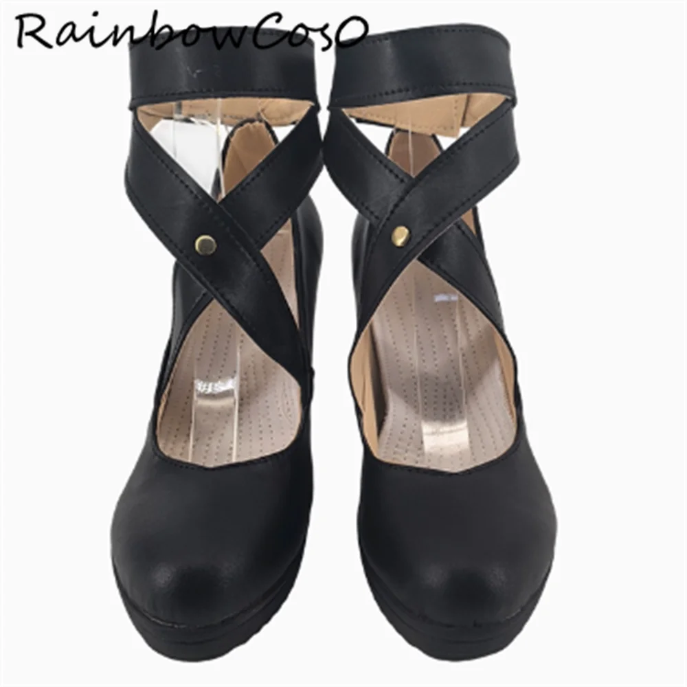 Kasumi Yoshizawa Sumire Yoshizawa  VIOLET P5 Cosplay Shoes Boots Game Anime Party Halloween RainbowCos0 W4953