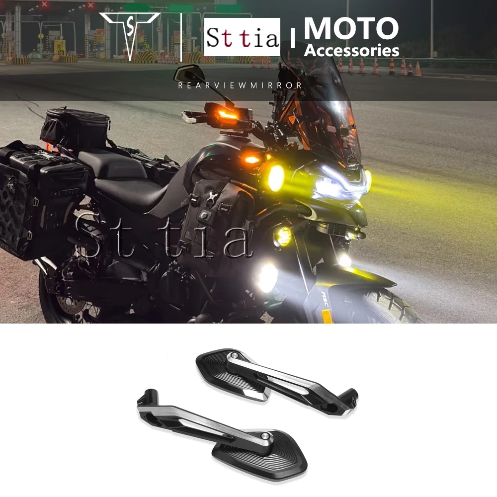

Motorcycle Side Rearview Mirror Kit For CFMOTO 450MT 650MT 700MT 800MT 1000MT-X New Adjustable Aluminum Side Rear View Mirror