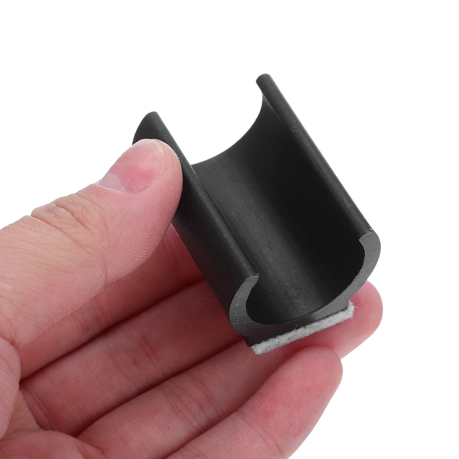 

4pcs U-shaped Chair Leg Protectors 19mm 22mm 25mm Black Felt Pads Furniture Hardwood Floors Noise-reducing Wear-resistant