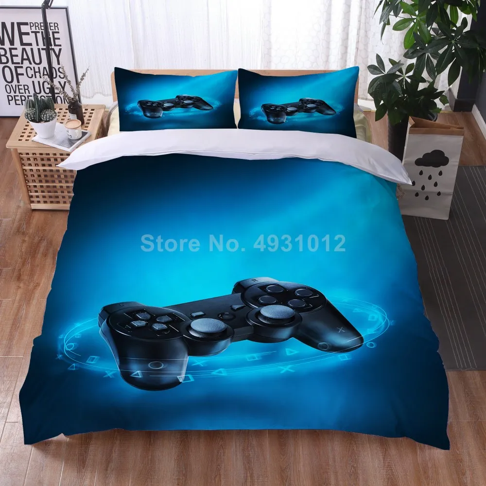 

Gamepad Shading Baby Duvet Cover Set Bedroom Decor for Children Kids Boy Girl Queen King Size Bedding Set