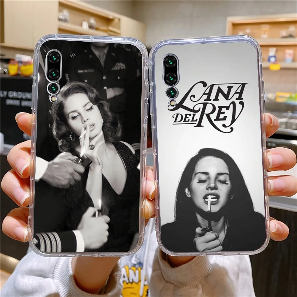 Rey Hot Singer L-Lana Del Phone Case For Xiaomi 11 Redmi Note 11 5G 8T 9A 9 10T Note8Pro Note9 12SUltra Transparent Case