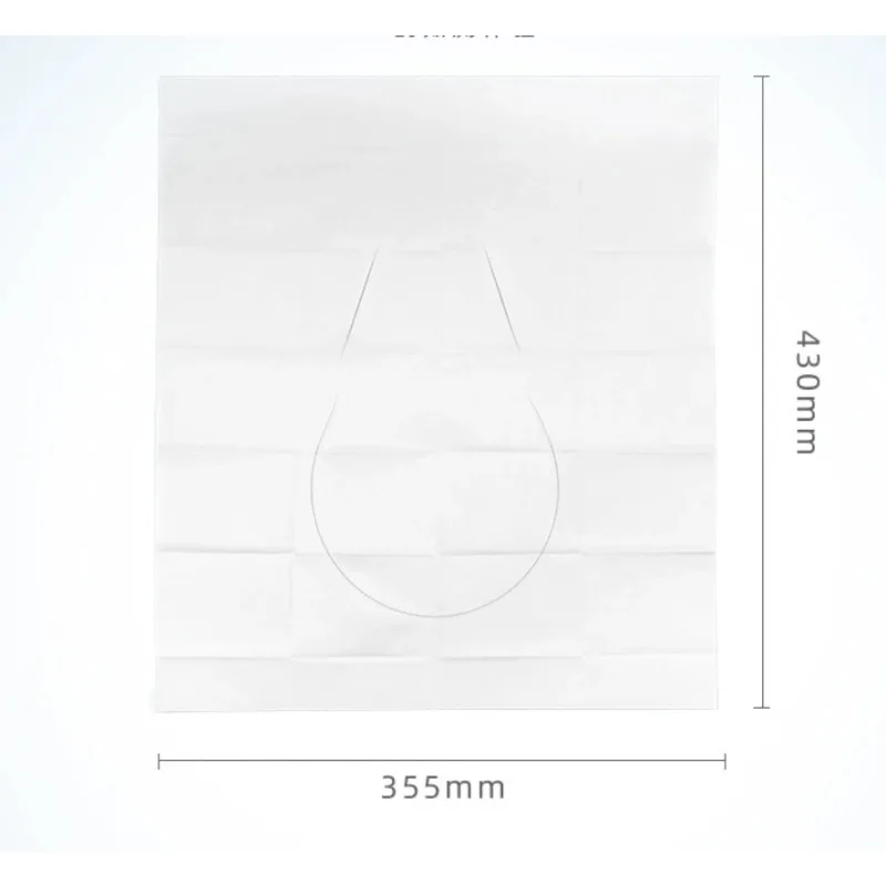 100PCS Disposable Toilet Seat Cover Portable Travel Camping Hotel Bathroom Degradable Waterproof Toilet Mat Accessories image 5