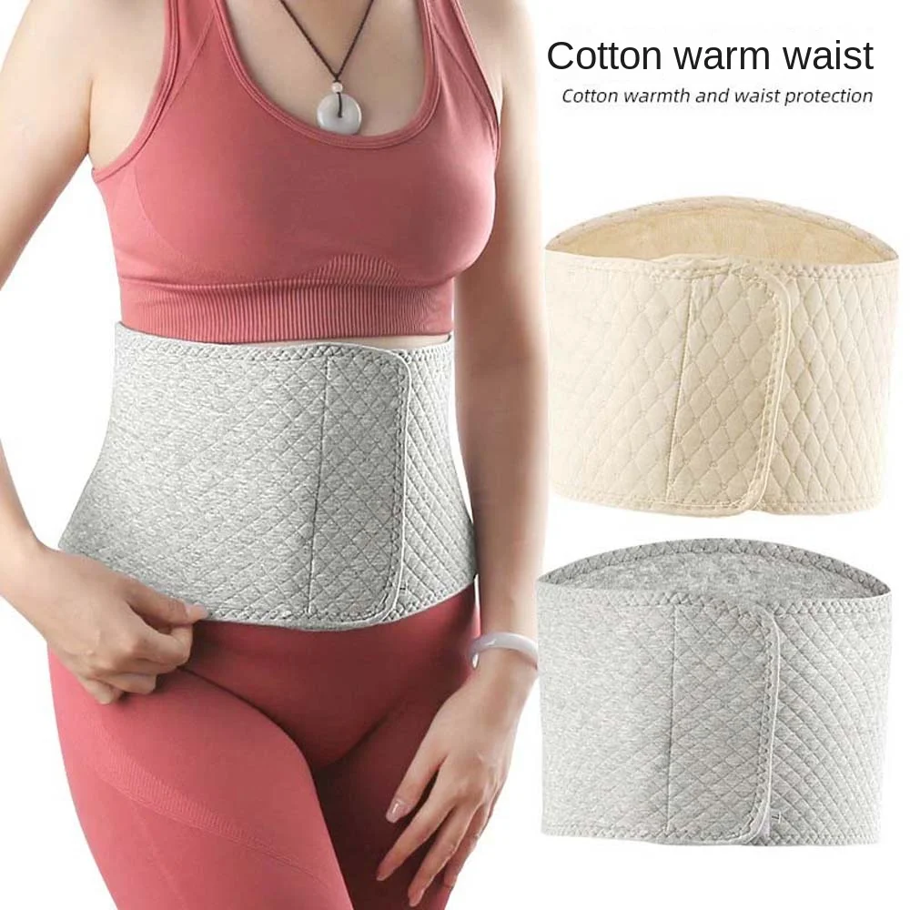 

Lumbar Brace Warm Waist Support Belt Spine Support Warmer Cotton Lumbar Brace Soft Waist Belts Sports Waist Belt Household