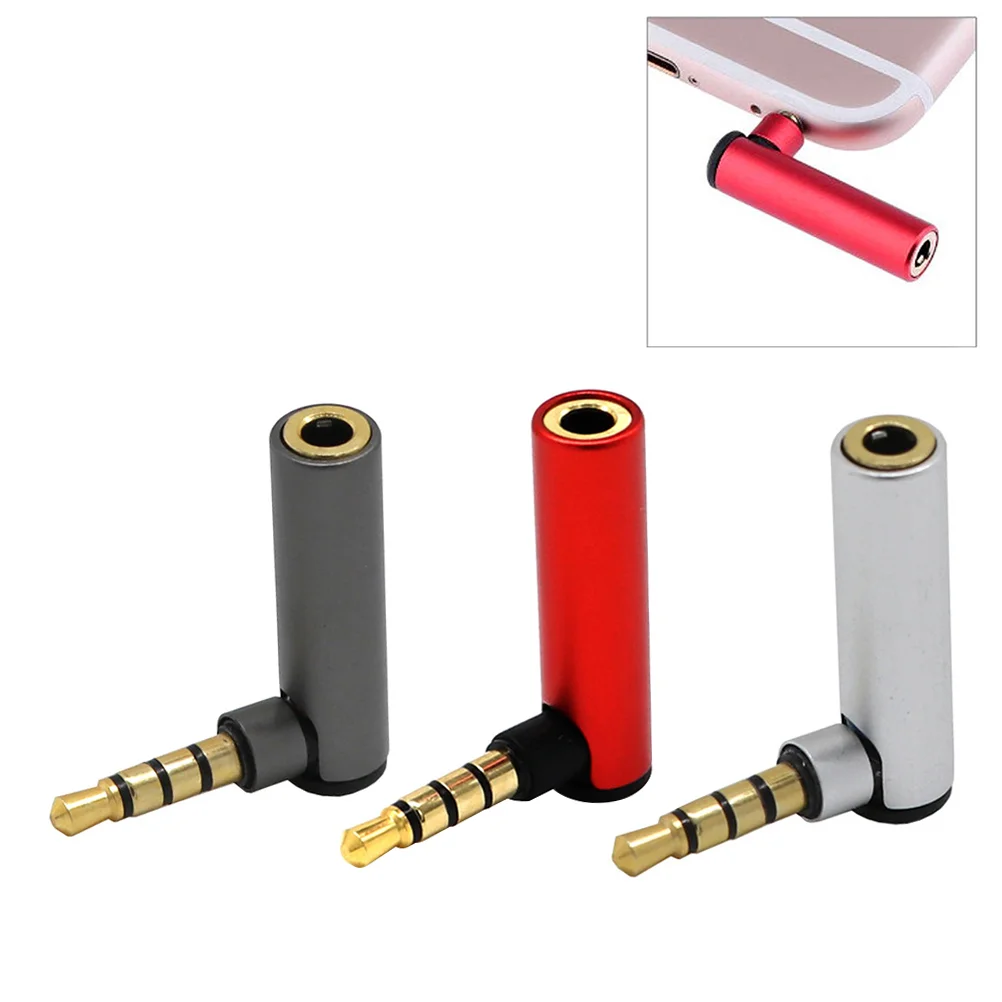 

3 Pcs Male to Female Audio Converter Headphone Transducer Adapter Plug Earphone Cell Headset