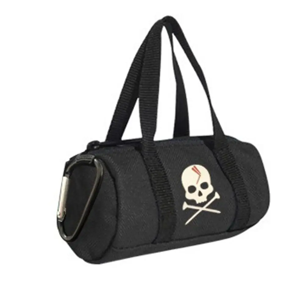 

Skeleton Pattern Small Golf Storage Bag Zipper Lightweight Golf Ball Storage Pouch Mini High-Capacity Mini Golf Ball Bag