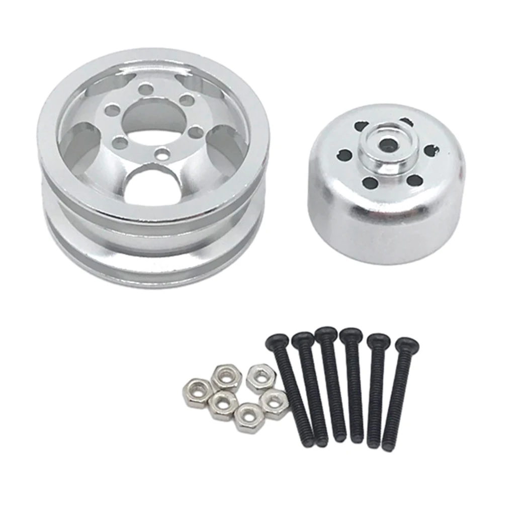 Aluminum Alloy 1/16 Metal Wheel Rims RC Upgrade Part 4x Shock-proof Rc Metal Wheel Rims For WPL C14 RC Car Part