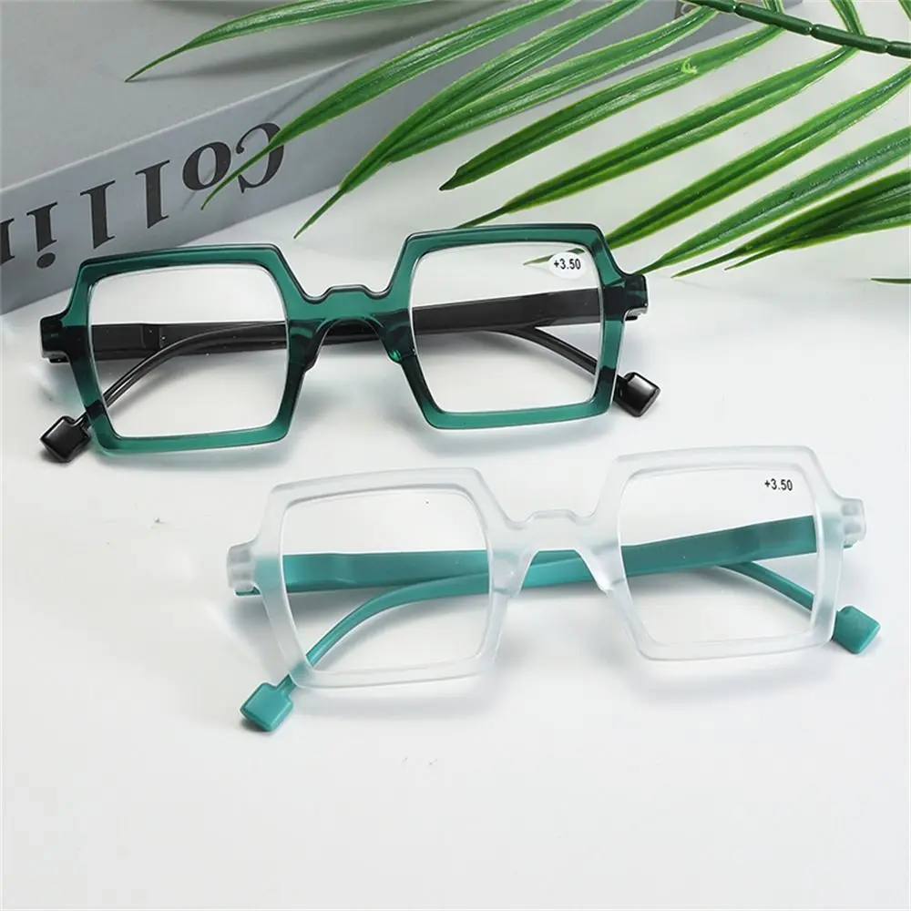 

Anti Blue-ray Reading Glasses Fashion High-definition Square Frame Far Sight Eyewear Ultralight Eyeglasses Women Men