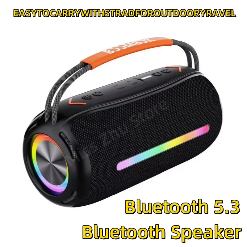 PTH-360 Bluetooth Speakers BOOMBOX Portable High Power RGB Color Light Outdoor Waterproof Portable Caixa De Som Bluetooth